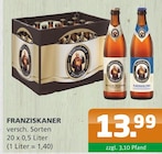 FRANZISKANER im Angebot bei Getränke A-Z in Oranienburg FRANZISKANER Angebote von Franziskaner bei Getränke A-Z Oranienburg für 13,99 €