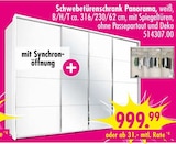 Schwebetürenschrank Panorama für 999,99 € bei SB Möbel Boss im Angebot Schwebetürenschrank Panorama im aktuellen SB Möbel Boss Prospekt