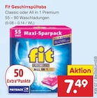 Geschirrspültabs Angebote von Fit bei Netto Marken-Discount Delmenhorst für 7,49 €