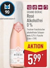 Rosé Alkoholfrei 0% im ALDI Nord Prospekt Rosé Alkoholfrei 0% von Grand Borac im aktuellen ALDI Nord Prospekt für 5,99 €
