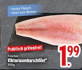 Frisches Viktoriaseebarschfilet Angebote bei EDEKA Straubing für 1,99 €