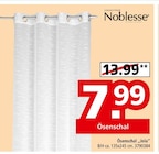 Ösenschal Jola von Noblesse im aktuellen Segmüller Prospekt für 7,99 €