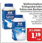 Aktuelles Schlagrahm oder Sahne zum Kochen Angebot bei Marktkauf in Nürnberg ab 1,19 €