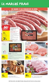 Promos Saucisse dans le catalogue "CARREFOUR MARKET" de Carrefour Market Saucisse en promo dans le catalogue Carrefour Market à la page 10