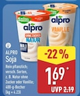 Soja Natur ohne Zucker im Angebot bei ALDI Nord in Kiel Soja Natur ohne Zucker Angebote von ALPRO bei ALDI Nord Kiel für 1,69 €