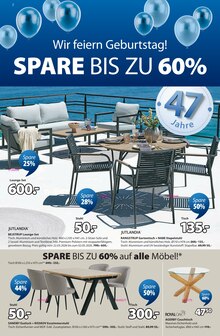 Wohnzimmertisch im JYSK Prospekt "Wir feiern Geburtstag! SPARE BIS ZU 60%" mit 25 Seiten (Leipzig)
