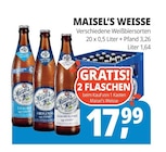 Getränke Hörl Siegenburg - Weißbier Angebot im Prospekt Weißbier bei Getränke Hörl im Siegenburg Prospekt für 17,99 €