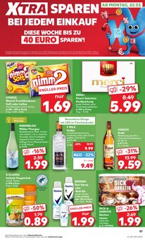 Vodka im aktuellen Kaufland Prospekt (Mannheim) Vodka im Kaufland Prospekt "Aktuelle Angebote" mit 78 Seiten (Mannheim)