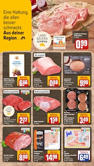 Fleisch im REWE Prospekt "Dein Markt" mit 32 Seiten (Ludwigshafen (Rhein))