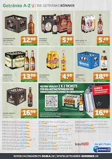 Bier im aktuellen Getränke A-Z Prospekt (Schwedt (Oder)) Bier im Getränke A-Z Prospekt "DIE GETRÄNKEKÖNNER" mit 4 Seiten (Schwedt (Oder))