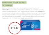 Paracetamol 500 mg bei LINDA im Eitorf Prospekt für 3,47 €