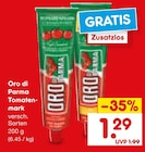 Tomatenmark im Angebot bei Netto Marken-Discount in Neunkirchen Tomatenmark Angebote von Oro di Parma bei Netto Marken-Discount Neunkirchen für 1,29 €