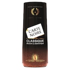 Café soluble - CARTE NOIRE en promo chez Carrefour Alençon à 4,12 €