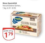 Spezialität Angebote von Wasa bei GLOBUS Duisburg für 1,79 €