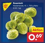 Rosenkohl von Markttag im aktuellen Netto Marken-Discount Prospekt für 0,69 €