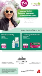 Aktueller mea - meine apotheke Apotheken Prospekt für Kirchberg: Unsere Mai-Angebote mit 4} Seiten, 01.05.2026 - 31.05.2026