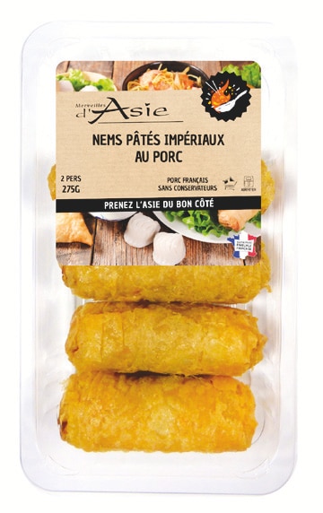 MERVEILLES D'ASIE Nems Pâtés Impériaux Au Porc