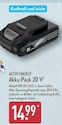 Akku-Pack 20 V² Angebote von ACTIV ENERGY bei ALDI Nord Hattingen für 14,99 €