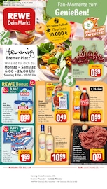 REWE Supermarkt Prospekt der aktuellen Woche mit 30 Seiten, gültig von 06.07.2026 bis 11.07.2026, in Münster und Umgebung Aktueller REWE Supermarkt Prospekt in Münster und Umgebung, "Dein Markt" mit 30 Seiten, 06.07.2026 - 11.07.2026