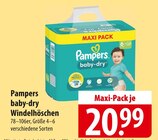 Pampers baby-dry bei famila Nordost im Hoya Prospekt für 20,99 €