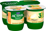 ACTIVIA SAVEUR VANILLE - DANONE - Auchan Hypermarché ACTIVIA SAVEUR VANILLE - DANONE à 1,69 € dans le catalogue Auchan Hypermarché