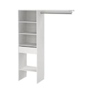 Kit dressing blanc Adela” - H. 200 x L. 150 x P. 45 cm en promo chez Brico Dépôt Antibes à 69,90 €