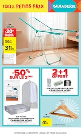 Promos Séchoir À Linge dans le catalogue "100% PETITS PRIX" de Carrefour Market Séchoir À Linge en promo dans le catalogue Carrefour Market à la page 10