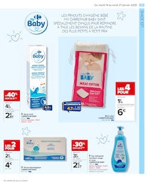 Offre Eau Nettoyante Bébé dans le catalogue Carrefour du moment à la page 9