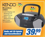 Boombox 24EX Angebote von KENDO bei famila Nordost Falkensee für 39,99 €