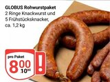 Rohwurstpaket im Angebot bei GLOBUS in Leipzig Rohwurstpaket Angebote von GLOBUS bei GLOBUS Leipzig für 8,00 €