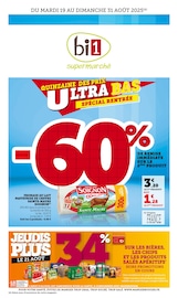 Catalogue Supermarchés Bi1 en cours à Fonteny et alentours, "QUINZAINE DES PRIX ULTRA BAS", 20 pages, 19/08/2025 - 31/08/2025
