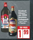 Glühwein oder Kinderpunsch von Christkindl oder EDEKA Herzstücke im aktuellen EDEKA Prospekt