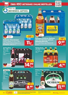 Mineralwasser im aktuellen Netto Marken-Discount Prospekt (Mannheim) Mineralwasser im Netto Marken-Discount Prospekt "Aktuelle Angebote" mit 63 Seiten (Mannheim)