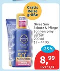 Schutz & Pflege Sonnenspray von Nivea Sun für 8,99 € bei budni im Angebot Schutz & Pflege Sonnenspray von Nivea Sun im aktuellen budni Prospekt
