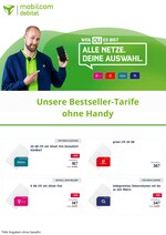 mobilcom-debitel Prospekt für Bad Liebenwerda mit 1 Seite mobilcom-debitel Prospekt für Bad Liebenwerda: "Unsere Bestseller-Tarife ohne Handy", 1 Seite, 03.05.2021 - 01.07.2021
