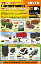 Aktueller OBI Baumärkte Prospekt in Barchfeld und Umgebung, "GROSSER GÄRTNERMARKT" mit 4 Seiten, 18.04.2026 - 25.04.2026