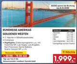 Rundreise Amerikas Goldener Westen Angebote von trendtours Touristik GmbH bei Netto Marken-Discount Unna für 1.999,00 €