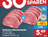 Schweine-Minutensteaks Angebote bei Netto Marken-Discount Dorsten für 5,49 €