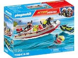 71464 Feuerwehrboot mit Aqua Scooter Spielset, Mehrfarbig im MediaMarkt Saturn Prospekt 71464 Feuerwehrboot mit Aqua Scooter Spielset, Mehrfarbig von PLAYMOBIL im aktuellen MediaMarkt Saturn Prospekt für 22,99 €