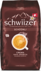 Schüümli Kaffeebohnen Crema oder Espresso von Schwiizer im aktuellen tegut Prospekt für 12,99 €