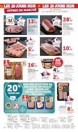 Promos Magret De Canard dans le catalogue "LES 20 JOURS PLUS" de U Express Magret De Canard en promo dans le catalogue U Express à la page 26