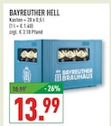 Aktuelles BAYREUTHER HELL Angebot bei Marktkauf in Kerpen (Kolpingstadt) ab 13,99 €