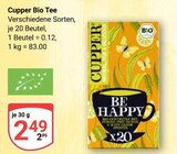 Bio Tee im Angebot bei GLOBUS in Erlangen Bio Tee Angebote von Cupper bei GLOBUS Erlangen für 2,49 €