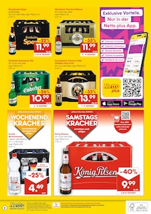 Krombacher im Netto Marken-Discount Prospekt "DER ORT, AN DEM DU IMMER AUSGEZEICHNETE PREISE FINDEST." mit 2 Seiten (Langenhagen)