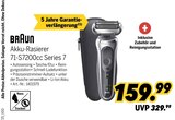 Akku-Rasierer 71-S7200cc Series 7 im Angebot bei MEDIMAX in Oranienburg Akku-Rasierer 71-S7200cc Series 7 Angebote von Braun bei MEDIMAX Oranienburg für 159,99 €