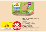 Pain de Mie Sans Gluten Céréales - Gerblé dans le catalogue Intermarché