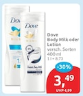 Body Milk im budni Prospekt Body Milk von Dove im aktuellen budni Prospekt für 3,49 €