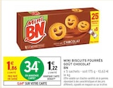 MINI BISCUITS FOURRÉS GOÛT CHOCOLAT - BN dans le catalogue Intermarché