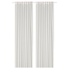 Aktuelle Gardinen Angebote bei IKEA in München Aktuelles Gardinenstore/Paar weiß/mit Gardinenband 145x300 cm Angebot bei IKEA in München ab 25,49 €