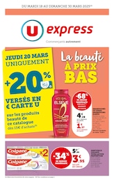 Prospectus U Express "la beauté À PRIX BAS", 20 pages, 18/03/2025 - 30/03/2025